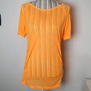 Reebok Neon Orange Backless Active Top